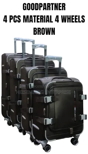 Goodpartner 4pcs With 4 Wheels Material Suitcase