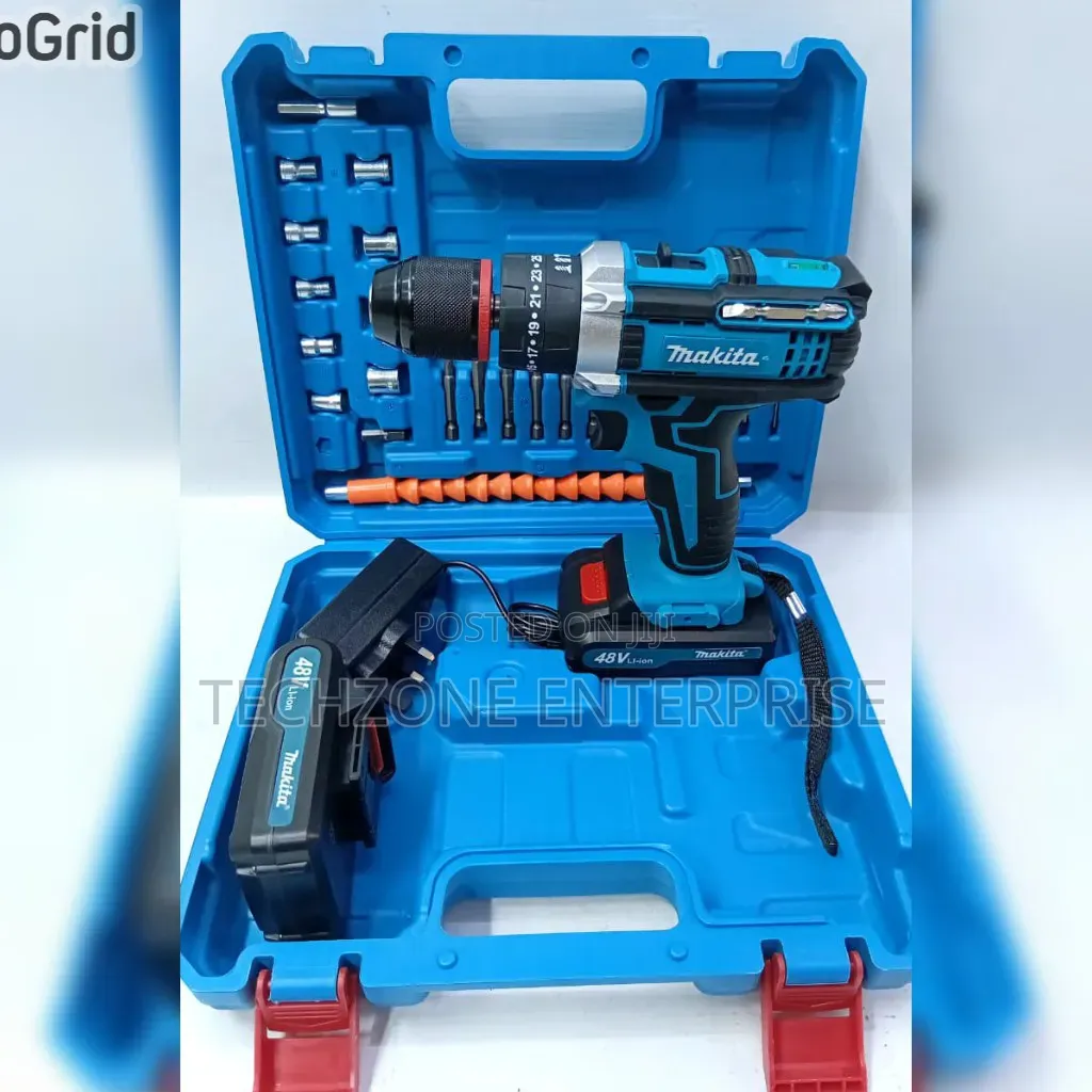 Makita Cordless Drill 48v With Accessories 