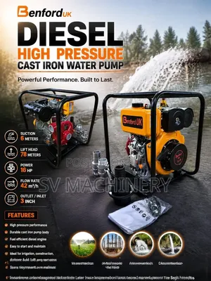 Heavy Duty 16hp High Pressure Diesel Water Pump