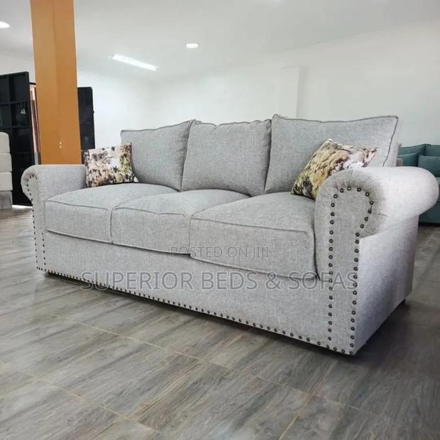 White Sofas 3 Seater and 2 Seater