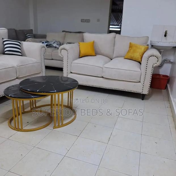 White Sofas 3 Seater and 2 Seater - thumbnail 2