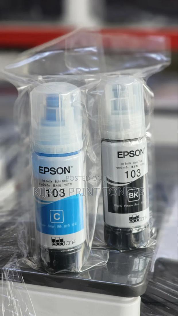 Epson 103 Black Ink Bottle – Clear Prints Long Lasting Quality