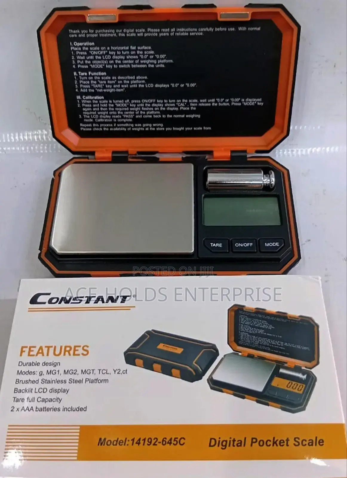 Constant Digital Pocket Scale 300g-0.01g