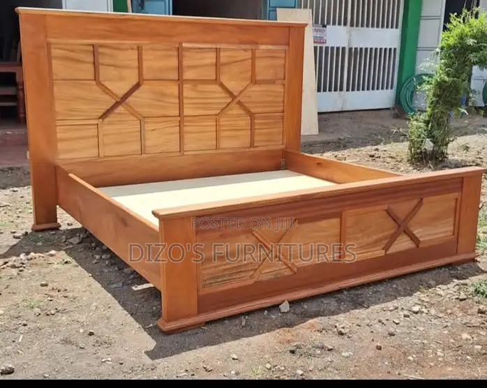 Brown Board Bed