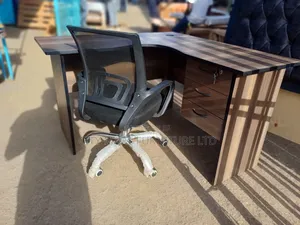 Living 1.2m by 1.2m Modern Lshaped Office Desk +Mesh Chair Offers