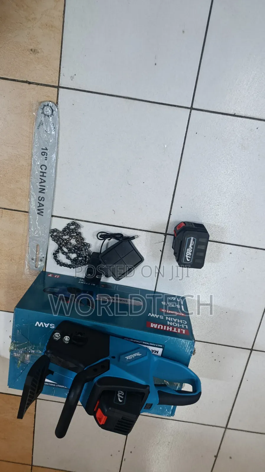 16" Makita Cordless Chainsaw/198v Makita Rechargeable Chainsaw