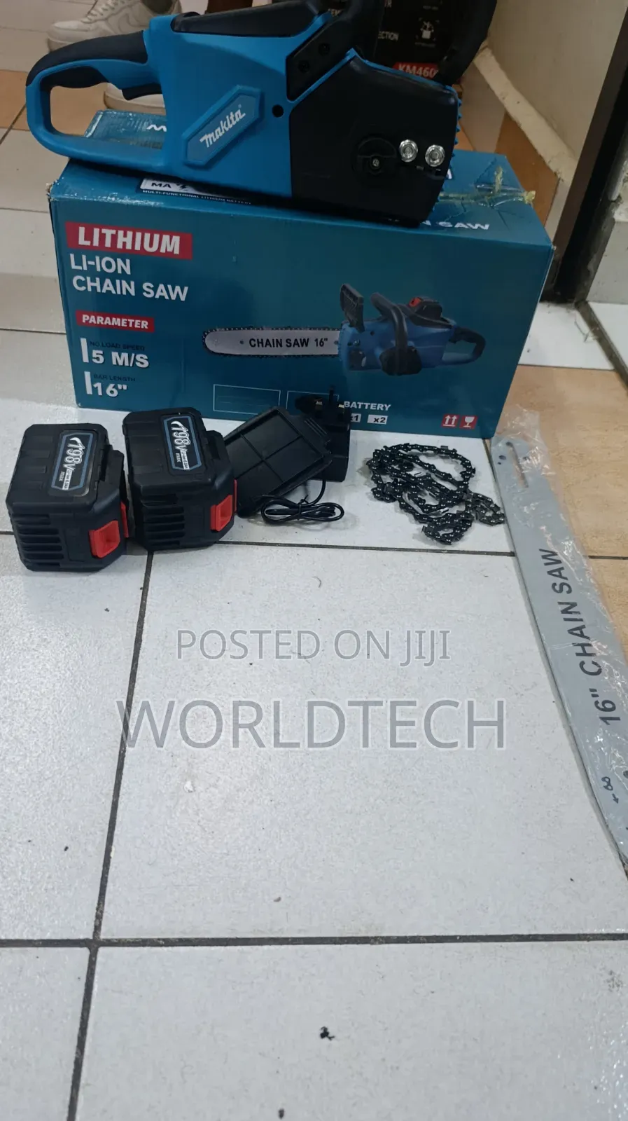 16" Makita Cordless Chainsaw/198v Makita Rechargeable Chainsaw