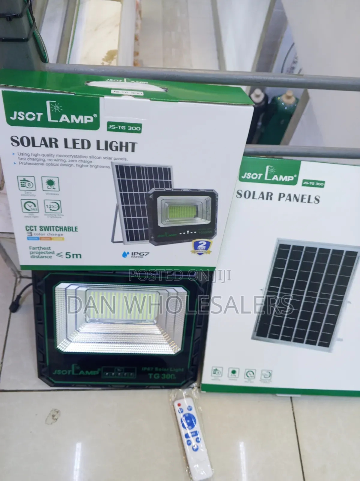 Jsot Lamp 300watts Solar Outdoor Floodlight 10m Projection