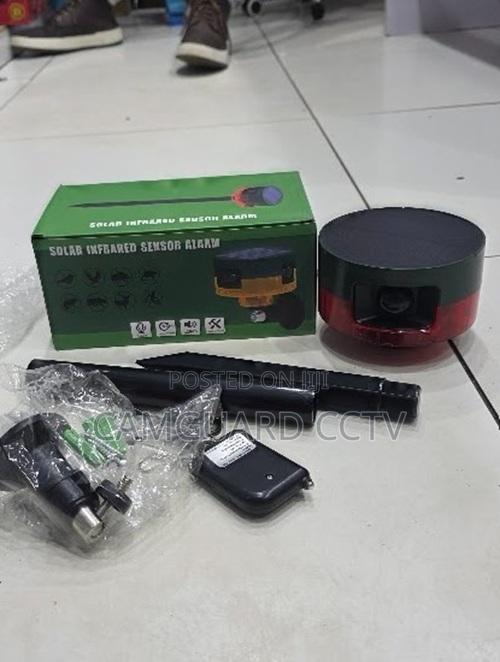 Solar Infrared Sensor Alarm Wireless Outdoor Security Siren