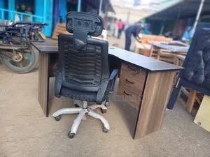 Modernized 1.2m*1.2m Lshaped Office Desk+Headrest Chair Offers