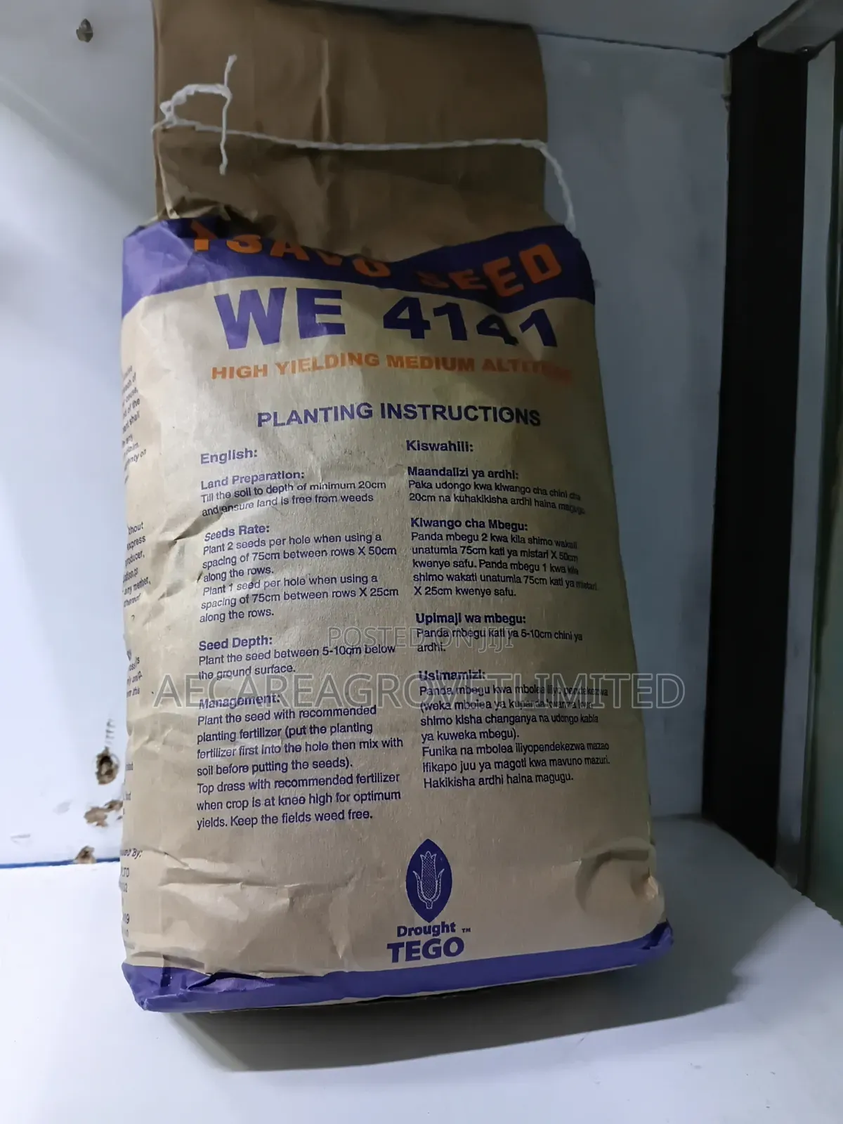 Maize Seeds Tsavo We 4141 2kgs