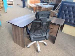 Fancy 1.2m*1.2m Modern Lshaped Office Desk+Headrest Chair Offers