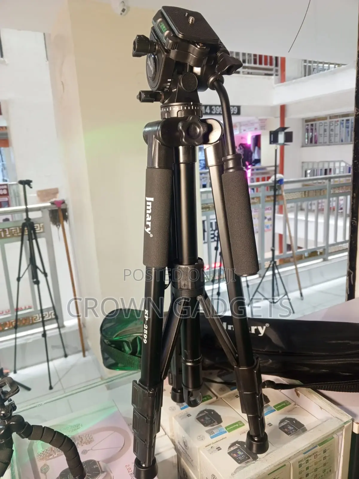 Jmary Kp-2599 Camera Tripod Monopod 360° Fluid Head