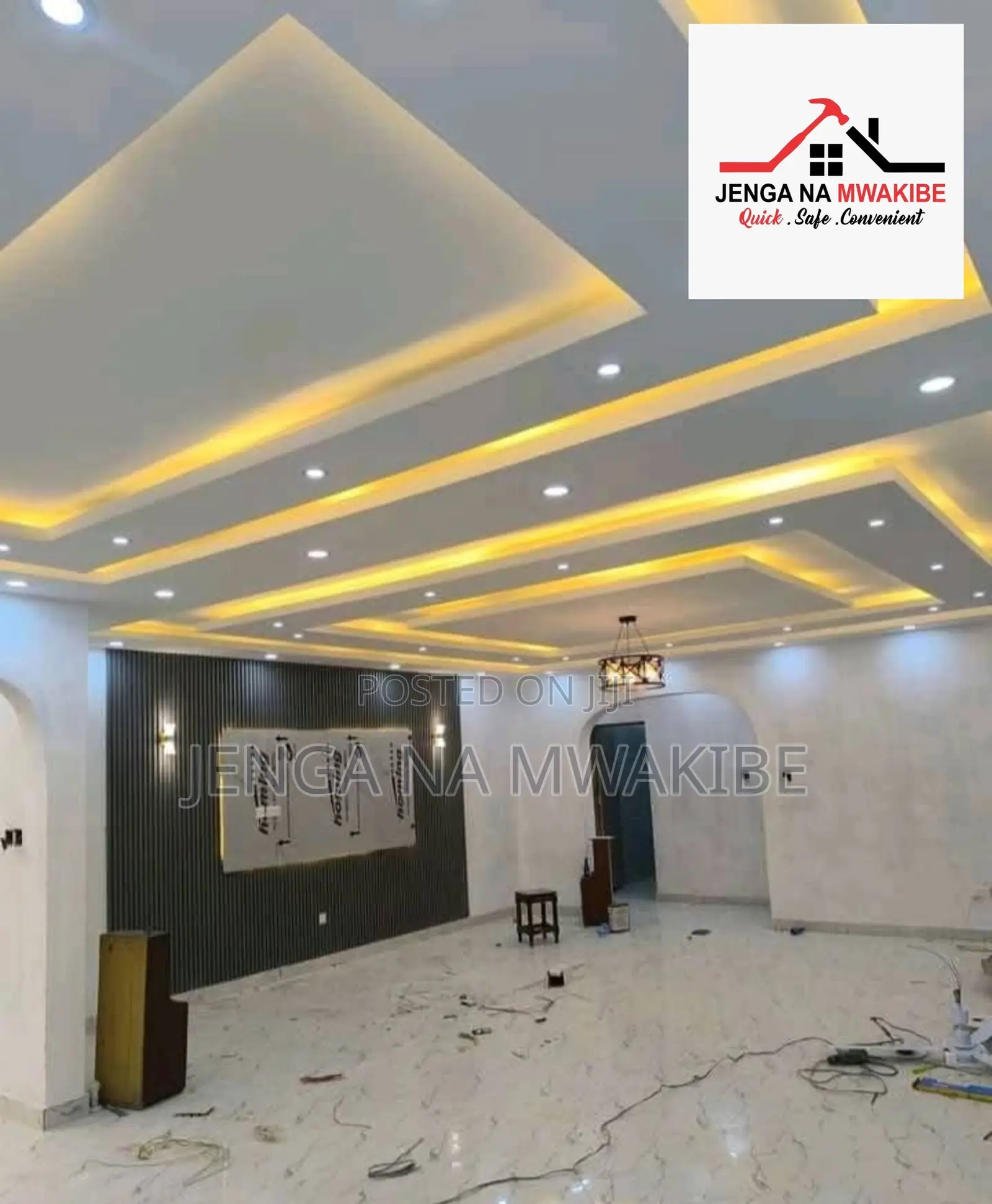 Down Lights And Snake Light Interior Gypsum Lighting