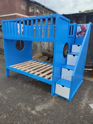 Blue Double Decker Bed 5x6