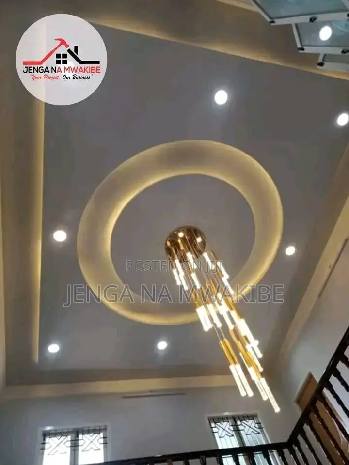 Gypsum Ceiling Chandelier Installations