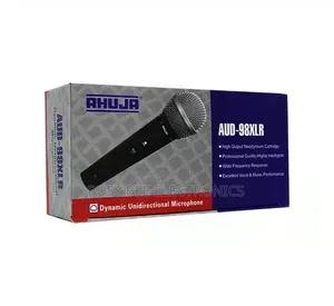 Ahuja Aud-98xlr Unidirectional Dynamic Microphone -Corded Mic