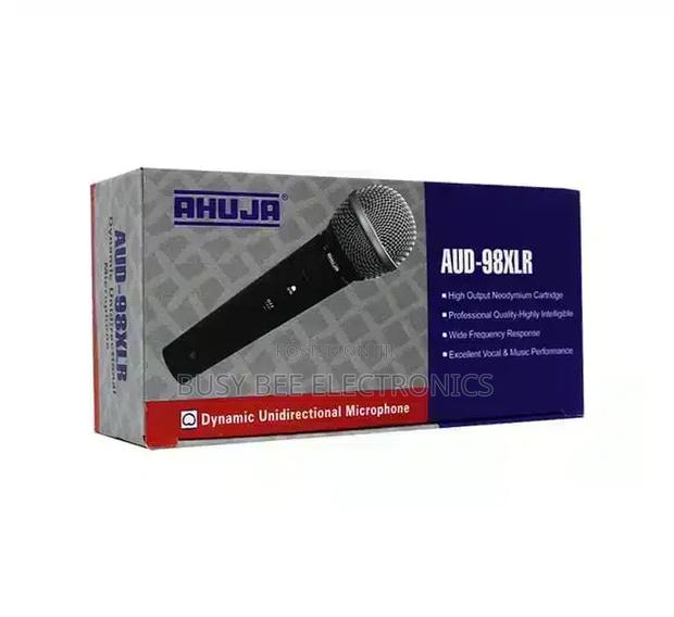 Ahuja Aud-98xlr Unidirectional Dynamic Microphone -Corded Mic - thumbnail 3