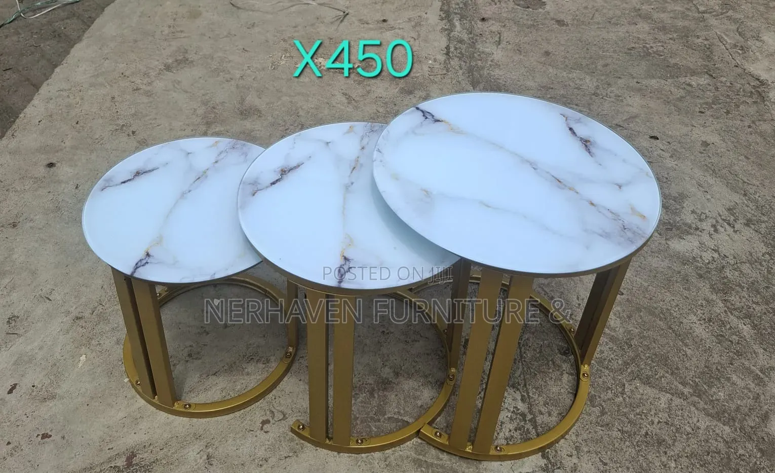 Nesting Stools Coffee Table - Modern Living Room Tables