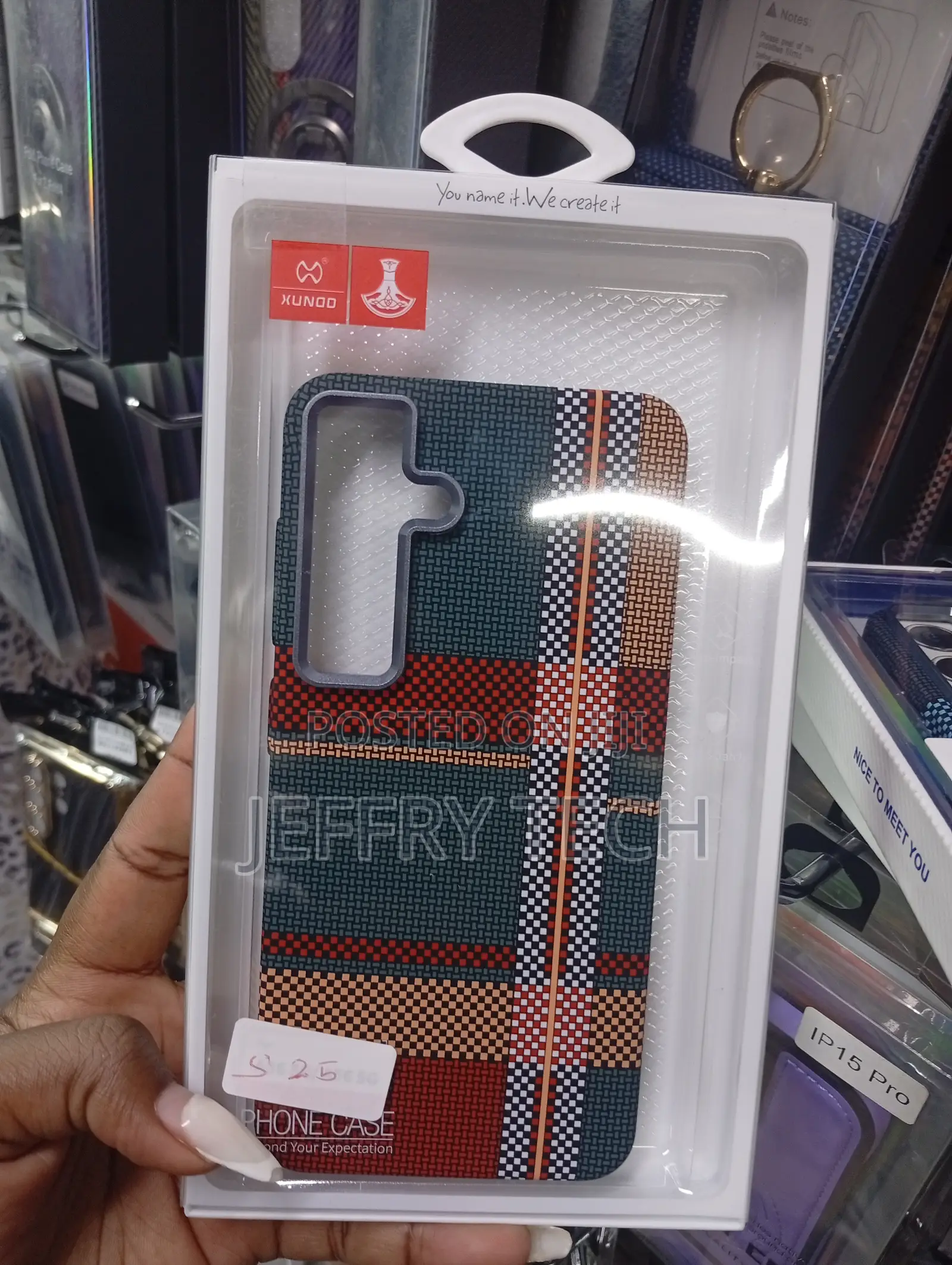 Samsung Galaxy S25 Plus Xundd Brand Phone Case With a Plaid Design