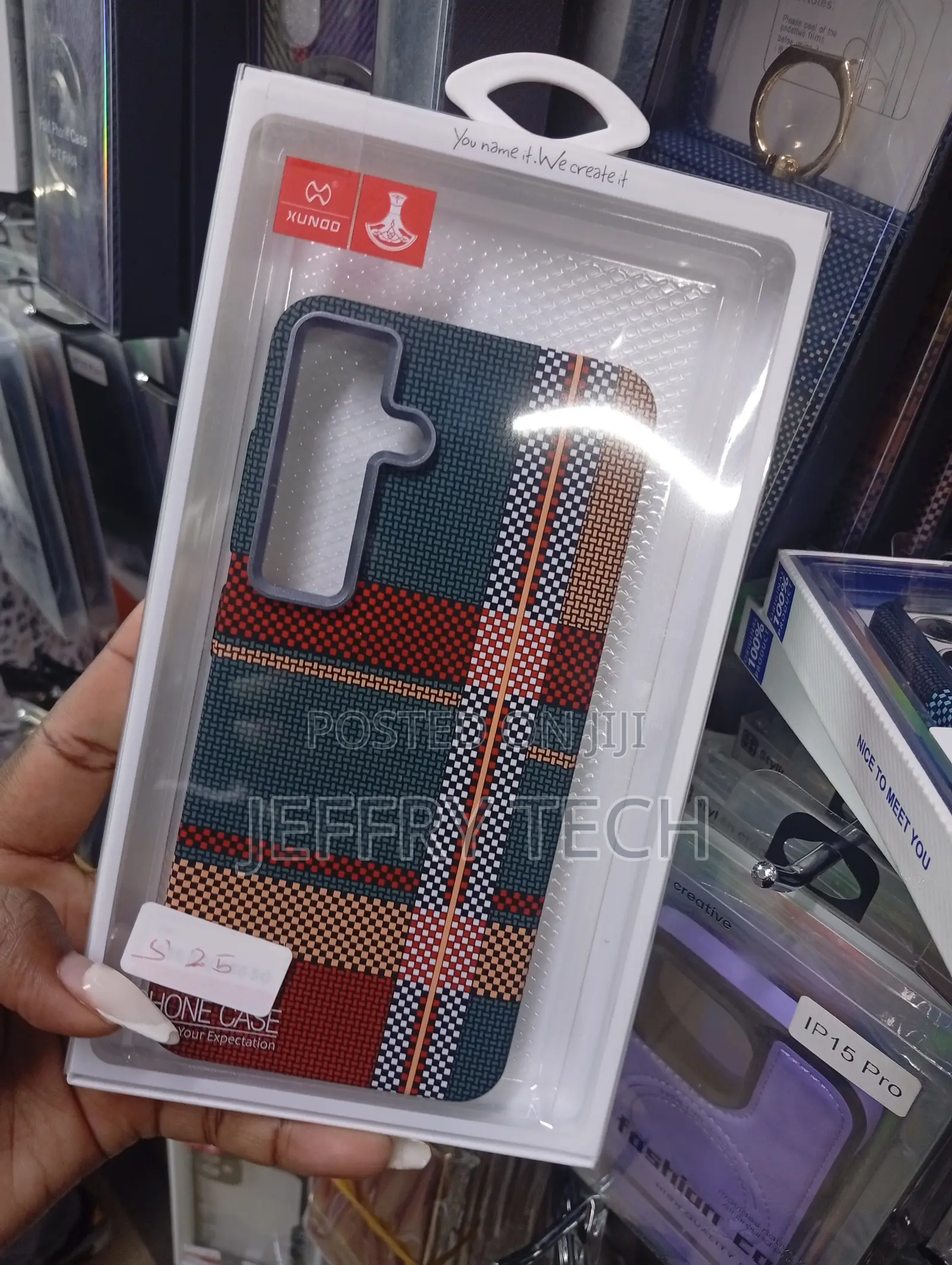 Samsung Galaxy S25 Plus Xundd Brand Phone Case With a Plaid Design