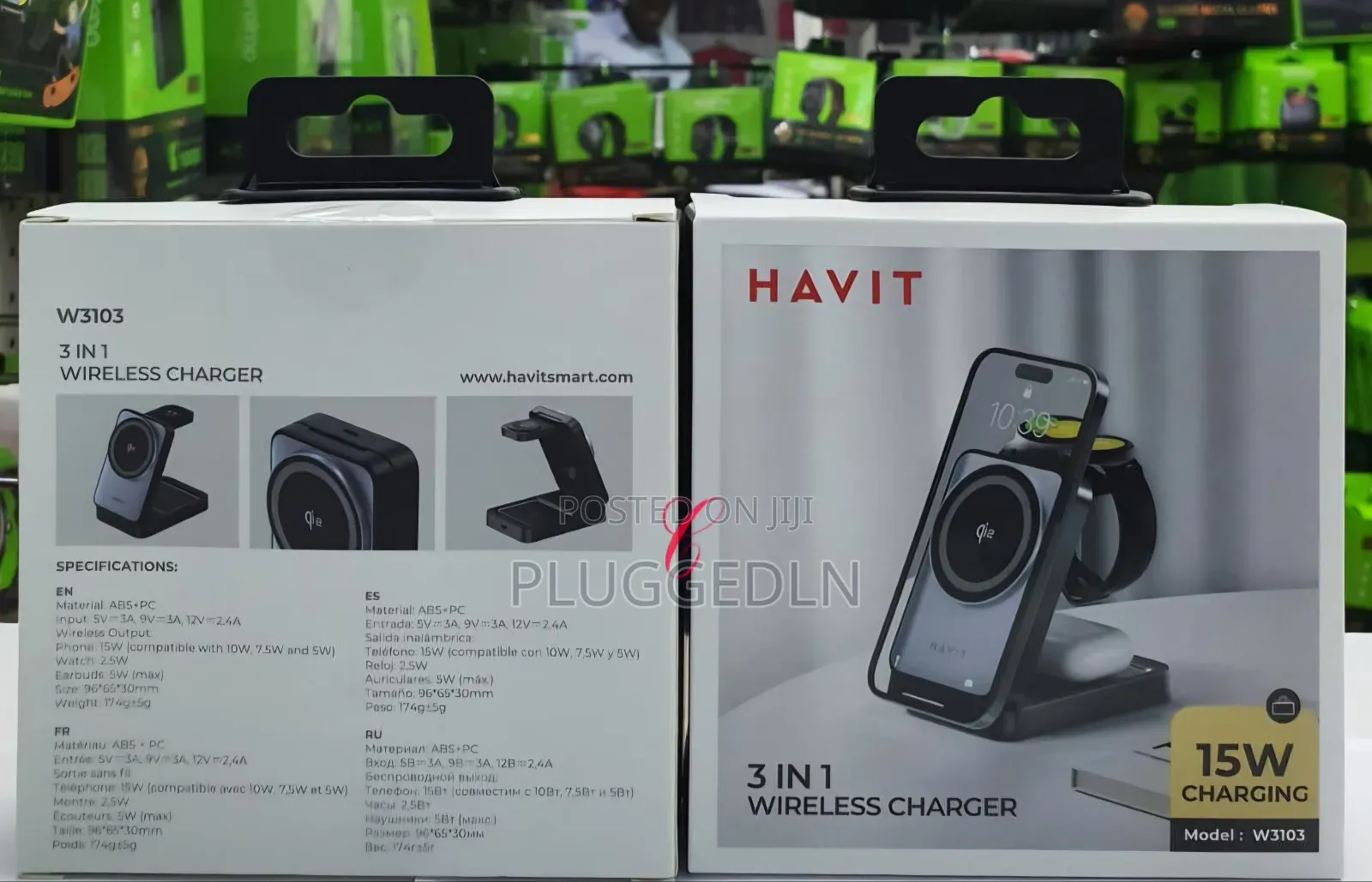 Havit W3103 *3-in-1* Phone, Iwatch, Airpods *Wireless Charger*