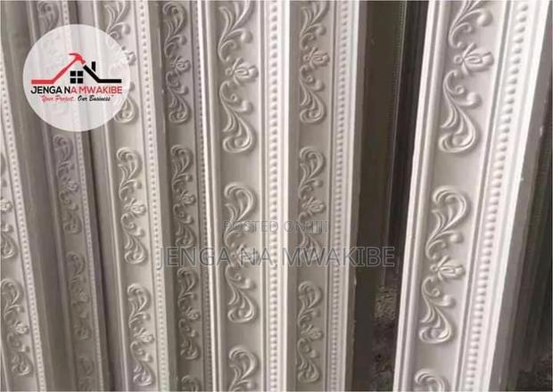 Gypsum Powder Cornices 4inch