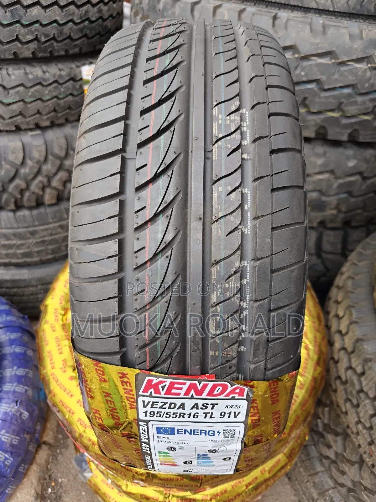 195/55r16 Kenda Tyre (Vezda Ast