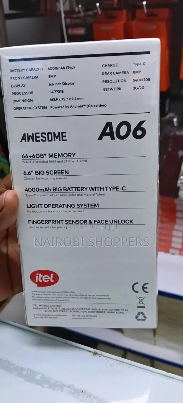 New Itel A06 64 GB