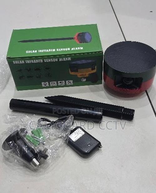 Solar Infrared Intruder Alarm With Loud Siren