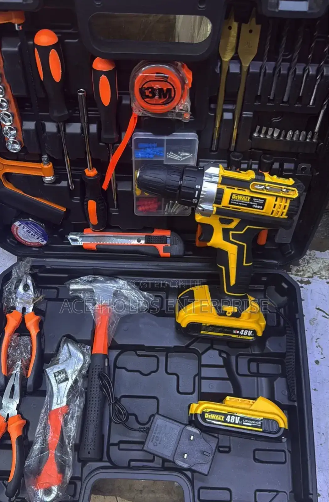Dewalt Industrial Drill Machine Set - 48v Tool Set