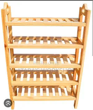 Brown Shoe Rack