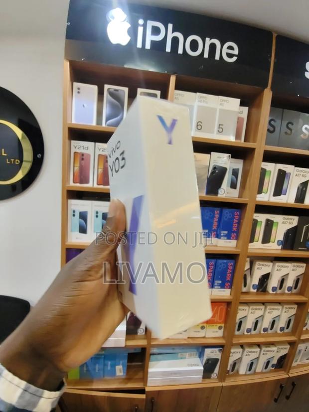 New Vivo Y03 128 GB Black - thumbnail 2