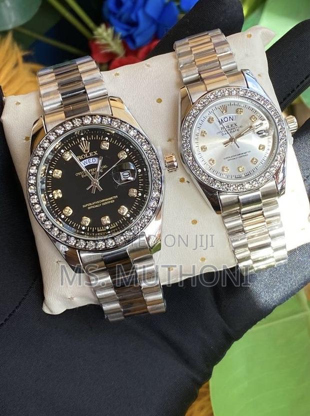 Couples Rolex Stone / Rhinestone Detailing on the Bezel - thumbnail 5