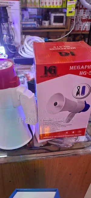 Rechargeable Megaphone Speaker Bluetooth Usb Sd Siren Mic