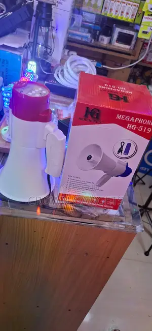 Loudspeaker Megaphone With Siren Music Playback Mic