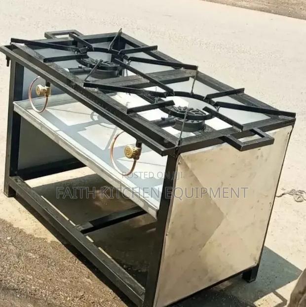 2 Burners Mild Steel With Handle - main view