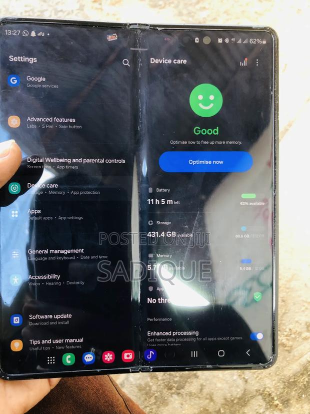 Samsung Galaxy Z Fold 3 512 GB Black - thumbnail 5