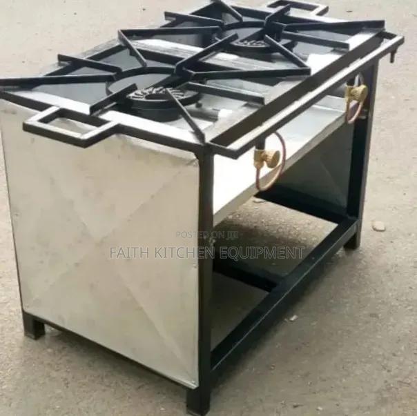 2 Burners Mild Steel With Handle - thumbnail 2