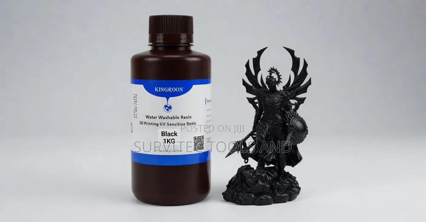 Kingroon Water Washable Resin Black 1kg