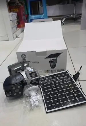 V380 Pro 4g Solar Camera Dual Lens Wireless Outdoor Camera