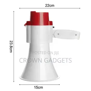 Handheld Loudspeaker Megaphone With Mic Siren Recorder