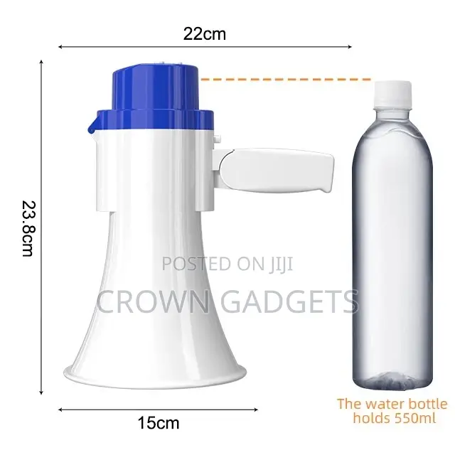 Megaphone Speaker With Usb Sd Bluetooth Voice Recorder