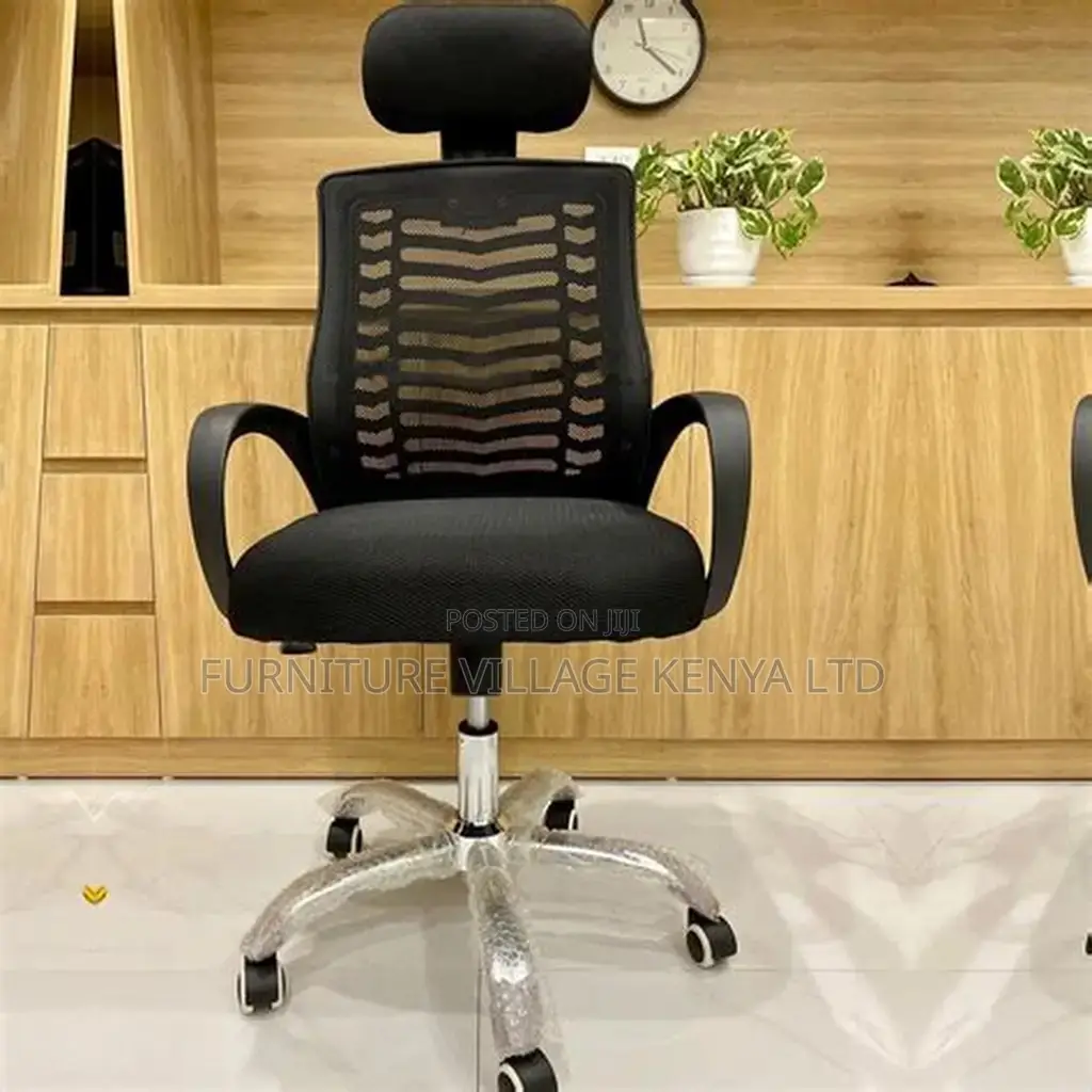 Breathable Backrest Mesh Headrest Chair