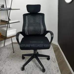 Breathable Backrest Mesh Headrest Chair