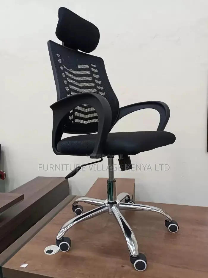 Breathable Backrest Mesh Headrest Chair