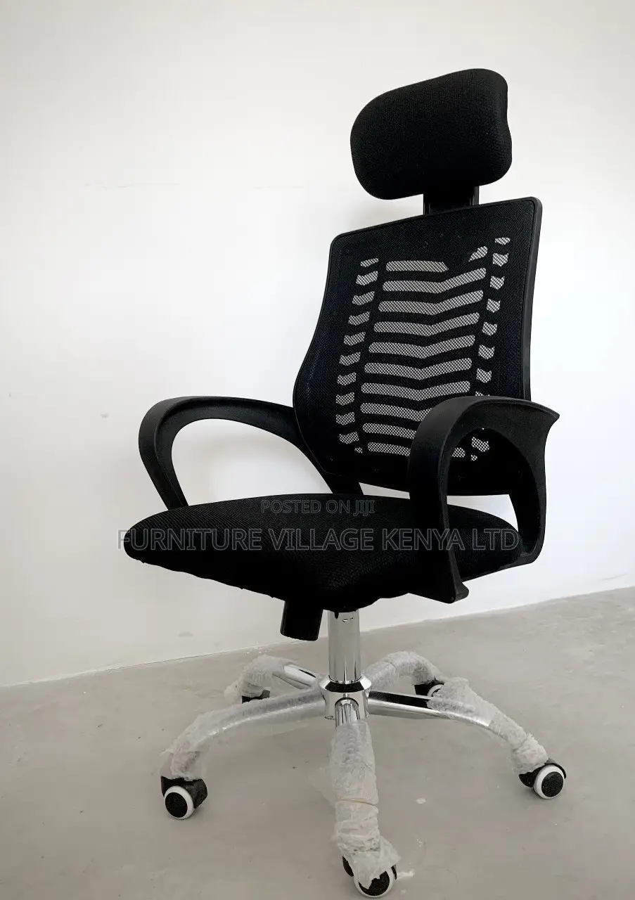 Breathable Backrest Mesh Headrest Chair