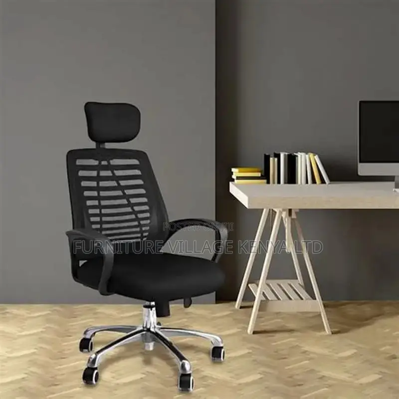 Breathable Backrest Mesh Headrest Chair