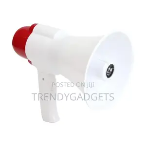 Rechargeable Loudspeaker Megaphone With Wireless Music Play