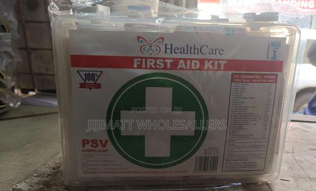 First Aid Kit With PSV Written